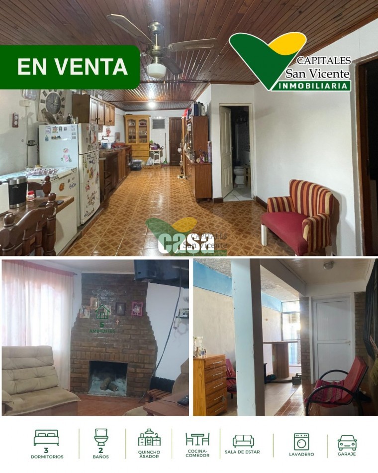 terreno con CASA Y LOCAL en SAN VICENTE MISIONES