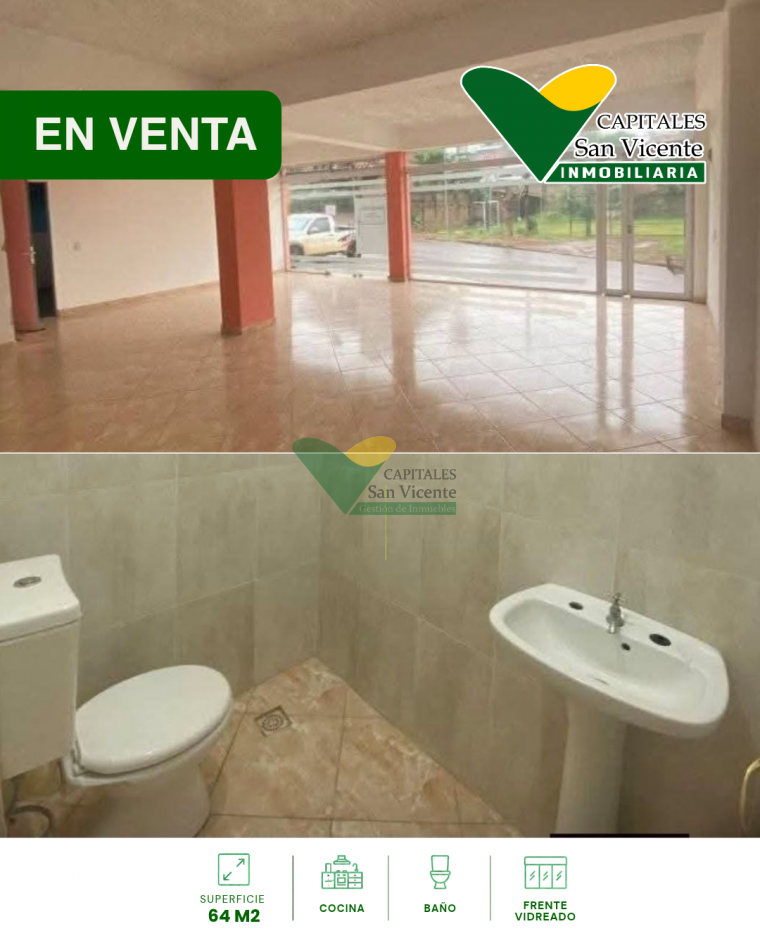 terreno con CASA Y LOCAL en SAN VICENTE MISIONES