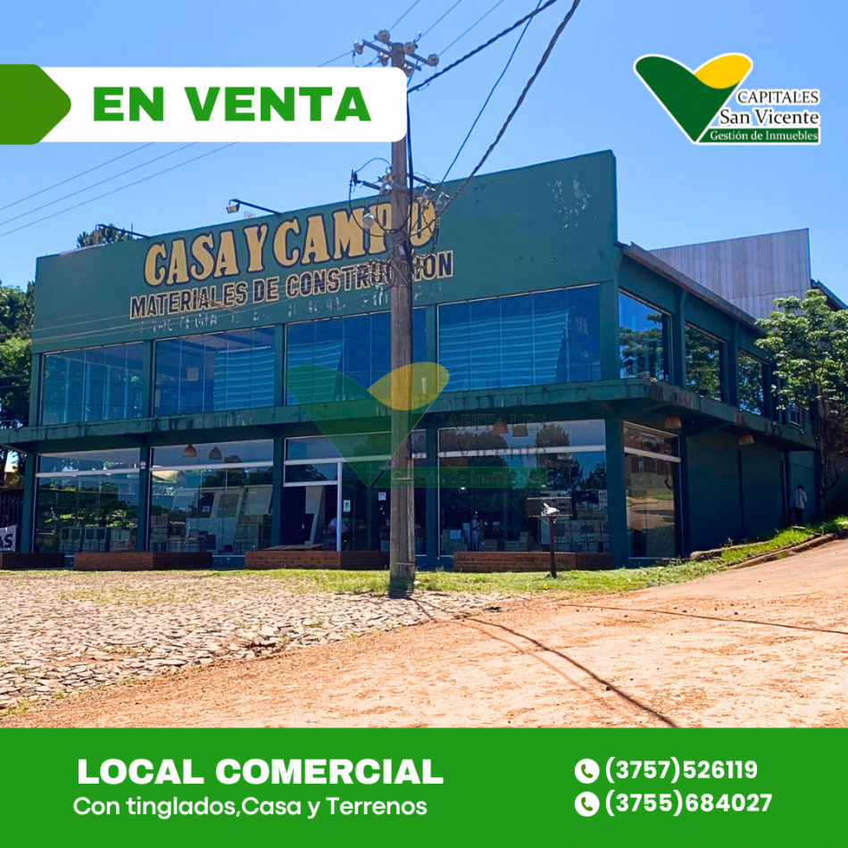 Local Comercial,Tinglados y Casa
