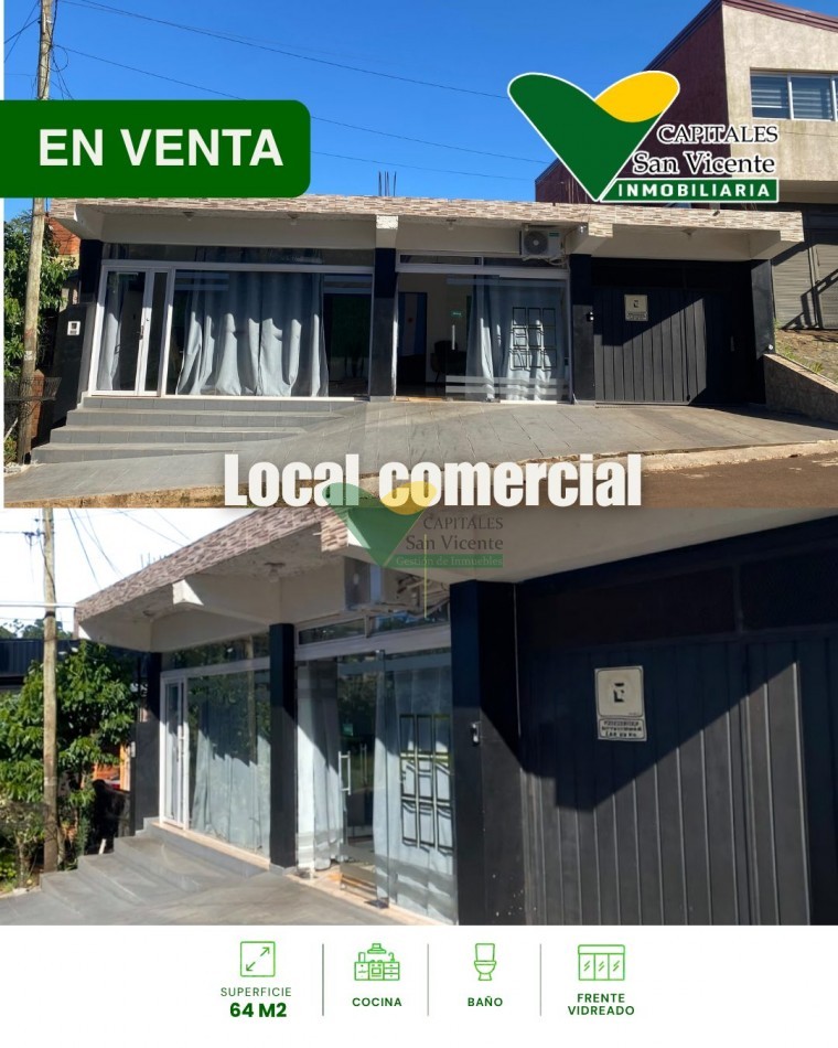 terreno con CASA Y LOCAL en SAN VICENTE MISIONES